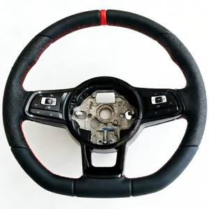 Volant de direction sport en cuir OEM en gros pour Volkswagen VW <span class=keywords><strong>Golf</strong></span> MK7 GTI GTD GTE <span class=keywords><strong>E</strong></span> - Product Image 4