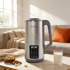 NUEVA Máquina para Leche <span class=keywords><strong>de</strong></span> Nueces y Soja <span class=keywords><strong>de</strong></span> 1.2L, Acero Inoxidable, 9 en 1, Máquina para Leche <span class=keywords><strong>de</strong></span> Almendras, Electrodoméstico <span class=keywords><strong>de</strong></span> Cocina Multifuncional, Preparador <span class=keywords><strong>de</strong></span> Sopas - Product Image 1