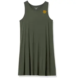 2024 High Quality Women's clothing Tank Dress Classic-fit Flare Opening Sport Dress For Women
