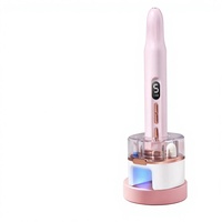 Lime à ongles électrique portable en plastique, rechargeable, silencieuse et minimaliste, très vendue à l'international