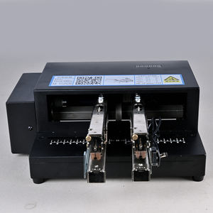 200 회/최소 24W 에너지 절약 싱글/듀얼/트리플/쿼드 헤드 옵션 사무실 바인딩 사용 자동 10 # 전기 스테이플러 - Product Image 2