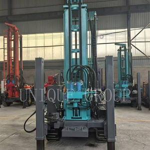 Machine de forage de puits d'eau diesel portable de haute qualité 600m de profondeur automatique avec composants de noyau d'engrenage - Product Image 1