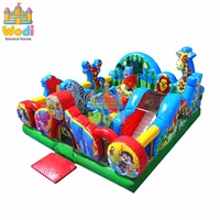 Structure gonflable WODI de qualité commerciale en PVC de 0,55 mm, combo gonflable, château gonflable, jungle gonflable pour enfants et adultes, WODI CE/UL disponible