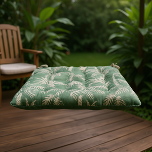 Cuscini per Sedie Idrorepellenti 40x40x5 cm, Cuscini da Esterno 100% Poliestere, Imbottitura in Fibra di Poliestere, Design Trapuntato, Lavabili in Lavatrice - Product Image 2