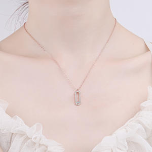 2025 nouveau 925 bijoux en argent Sterling Hip Hop Style laboratoire nourri diamant Moissanite pendentif collier pour les femmes - Product Image 2