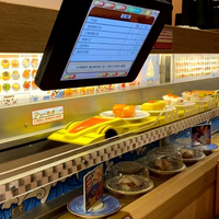 Machine à bande transporteuse de sushi Système de bande transporteuse de sushi Robot de livraison de train de sushi