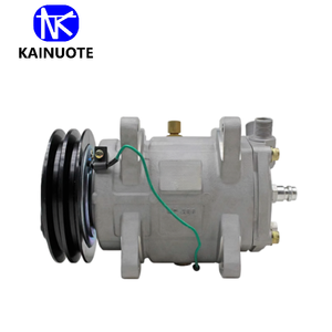 Compresseur de climatisation KNT pour T/<span class=keywords><strong>CCI</strong></span> Freightliner 1998 1996 FLD120, Classic XL, avec embrayage à 2 griffes, 1 fil ; avec 3406E, ET210L-25073C - Product Image 4