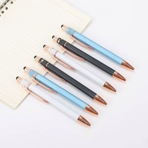 Stylo Fidget Spinner Personnalisé avec Logo, Pointe Bille Métallique 1,0 mm, Toupie Amusante Rechargeable, Idéal pour Cadeaux Publicitaires - Product Image 1