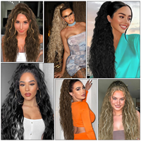 Extension de queue de cheval pour femmes Extensions de cheveux ondulés de 30 pouces de long Extensions de cheveux de queues de poney synthétiques naturelles et moelleuses