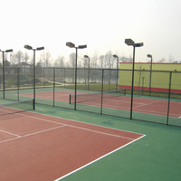 Offre Spéciale : Rouleau de clôture galvanisée à maillons diamantés 45x45mm pour terrains de tennis et de pickleball de compétition