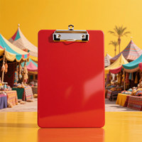 Carpeta de archivos de PVC transparente A4 con impresión personalizada con bolsillo frontal organizador de documentos transparente en forma de L suministros de oficina