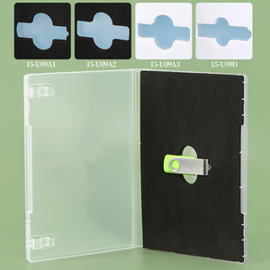 Yuzmei tùy chỉnh nhựa Memory Stick bao bì thẻ tín dụng trường hợp 1-usb Flash Drive Trường hợp với <span class=keywords><strong>DVD</strong></span> chủ Pendrive USB Key Hộp quà tặng - Product Image 3