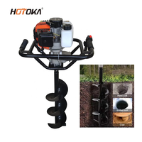 HOTOKA Promotion : Tarière thermique 52cc de haute qualité pour la plantation d'arbres et le forage de trous