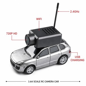 Voiture RC miniature 1:64 avec caméra WiFi 720P, télécommande 2.4G, 4 roues motrices, voiture espion électrique pour enfants, prête à l'emploi, utilisation en intérieur - Product Image 4