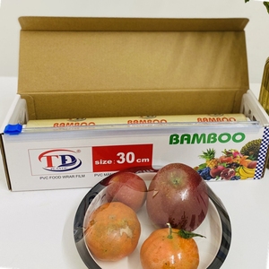 PELICULA PLASTICO ADHERENTE 30x600 38x600 45x600 GRADO ALIMENTICIO Certification De <span class=keywords><strong>La</strong></span> FDA Envoltura Pvc Grado Alimenticio - Product Image 3