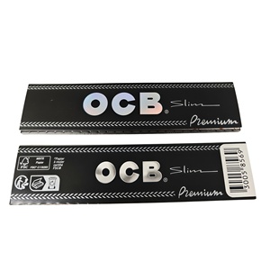 Papiers à rouler OCB Slim Premium en fibres végétales naturelles, combustion lente, sans chlore, sans colorants, ligne de gomme uniforme, plusieurs tailles, fabriqués en France - Product Image 3