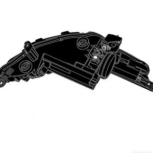 ไฟหน้าสำหรับรถยนต์ Chery Arrizo 5Plus (รุ่นต่ำ-หลอดฮาโลเจน) รุ่น J60-4421010FL/20F - Product Image 4