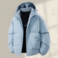 Veste d'hiver classique simple et épaisse, résistante au froid et chaude pour homme, veste d'hiver décontractée pour homme, veste d'hiver pour le sport en plein air