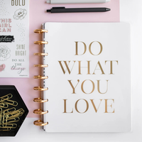 Agenda à spirales imprimé, organiseur professionnel en formats A5, A4, B5, couverture en tissu et papier kraft, idéal pour les cadeaux