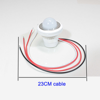 Bande lumineuse intelligente photosensible infrarouge à LED 4-6m Distance de détection Détecteur tactile inductif avec interrupteur à détecteur de mouvement PIR