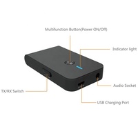 Émetteur-récepteur Bluetooth portable 2-en-1 BT-6 pour systèmes stéréo domestiques