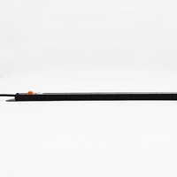 Barre lumineuse LED de camping 12V à intensité variable, double couleur ambre + blanc/rouge + blanc, tout-en-un, éclairage portable pour camping-car, tente, voiture