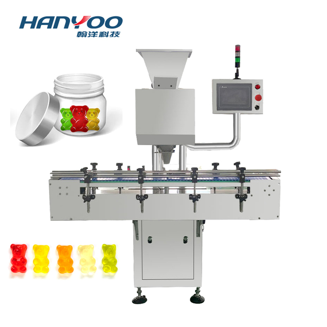 Hanyoo Fully Automatic High Precision Eco-Friendly Gummy Candy Nut Vitamin Counter Small Tablet Granule Counting Machine