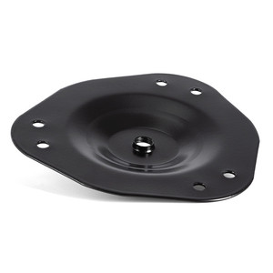 Plaque de fixation pour pied Vigo. Acier. Noir. Diamètre 60-80 mm. Filetage M8 - Product Image 2