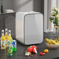 Mini-réfrigérateur de beauté 20L avec porte en verre et contrôle de température pour le stockage professionnel des cosmétiques