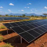 Module solaire bifacial TOPCon 590W à double vitrage avec Mitigation via Partenariat d'Assemblage Local, Marque Privée, pour Toitures en Afrique du Sud
