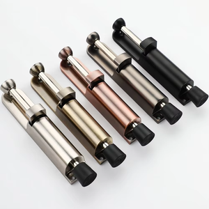 Heavy Duty Waterproof Aluminum Alloy Foot Kick <b>Door</b> Stopper Spring Loaded Telescopic Floor Mount for Hotel Easy <b>Step</b> Operation - Product Image 5