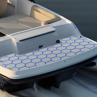 Accessoires de plancher de bateau en mousse EVA KT GuoMei Plancher dur personnalisé Double couleur 6 mm d'épaisseur pour quai de bateau gonflable à jet d'eau