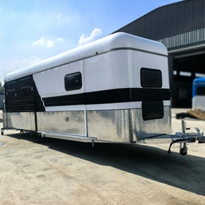 Semirremolque para 3 Caballos Estándar Australiano HERUI con Eje Doble y Frenos Eléctricos, Carga Útil Máxima de 4T, Nuevo Diseño, Remolque para Transporte de Caballos - Product Image 1