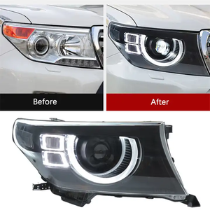 ชิป LED AURON รุ่นใหม่ 32V 60W ความสว่างสูง X6 ชุดอัพเกรดสำหรับ Land Cruiser แสงสีขาว 6000K ปี 2007-2015 ไฟหน้ารถยนต์ Prado - Product Image 5