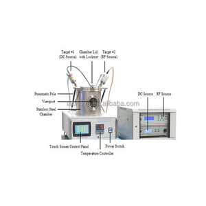 Revestidor por Pulverización Catódica de Plasma con Magnetrón de Doble Cabezal de Alto Vacío de <span class=keywords><strong>2</strong></span> Pulgadas DC/RF VTC-600-2HD-LD OEM <span class=keywords><strong>MTI</strong></span> para Laboratorios de Investigación y Materiales - Product Image 3