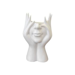 Plastic Hand Shape Cosmetic Organizer Storage Holder For <b>Makeup</b> Brushes Art Decor - Product Image 4