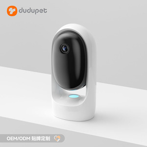 Cámara de juguete para gatos con láser Du-Tech, video y voz automáticos de alta definición, juguete interactivo para mascotas con infrarrojos, blanco y negro - Product Image 2
