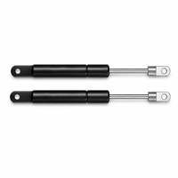 Ressort à gaz de compression cylindrique en fer 350N personnalisé, traitement de surface QPQ industriel, modèle GASTAC YQTB, usine chinoise
