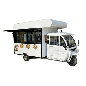 Encantador Food Truck y <span class=keywords><strong>Bar</strong></span> Móvil de Acero Inoxidable Rosa, Fácil de Montar, para Uso en Exteriores - Product Image 4