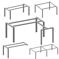 BERSON table de lecture d'ordinateur de bureau, meubles de bureau bon marché, cadre de table en forme de L