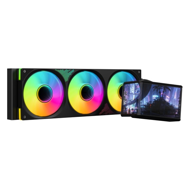 Vision 360 CPU Liquid Cooler with Curve LCD Display Cpu Water Cooling Cpu Water Cooler Gaming Pc Water Cooling System Cpu Cooler