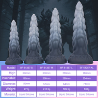 Dildo Anal de Silicona Realista con Forma de Pene de Caballo, Juguete Sexual con Ventosa para Mujeres, Fantasía de Monstruo Alienígena