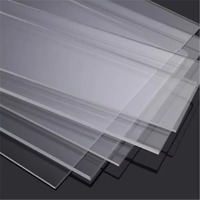 Plaque de guidage lumineux PMMA de qualité optique personnalisée, feuille acrylique transparente LGP, panneau diffuseur à points laser pour boîte d'éclairage LED