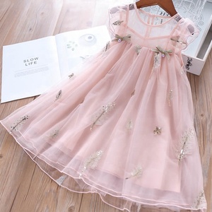 Bebé niñas vestido de lentejuelas <span class=keywords><strong>flor</strong></span> chica boutiques de Ropa niños ropa venta al por mayor lotes a granel niños vestido - Product Image 1