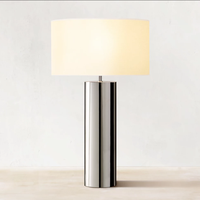 Yihao Moderne Cuivre Base Lampe De Lecture Flexible Funky Maison Décorative Hôtel Table Lumière Cylindrique Colonne En Laiton Lampe De Bureau