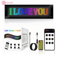 Panneaux LED matriciels flexibles avec logo et nom, contrôle par application, plusieurs tailles disponibles, écran LED publicitaire intérieur pour magasin