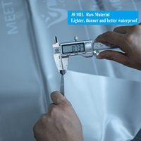 Doublure de douche en PVC 40MIL 6 par 10 pouces personnalisée avec base de vidange en ABS et plaque chromée de grille de vidange en acier de 4 pouces