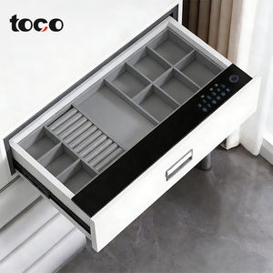 Cassaforte a cassetto scorrevole a scomparsa per la casa, ad alta sicurezza con impronta digitale e password, in metallo, per gioielli/denaro, da armadio - Product Image 4