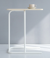 Table basse noire en bois massif, style Vintage, moderne et Vintage, noir