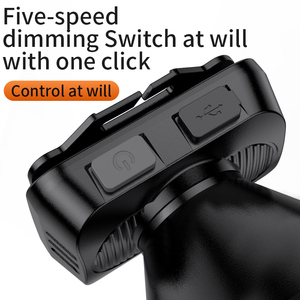 Có thể sạc lại không thấm nước nhựa Led Đèn Pha thể thao ngoài trời cắm trại 400m phạm vi câu cá đi bộ đường dài sử dụng pin <span class=keywords><strong>Lithium</strong></span> ion đèn pha - Product Image 2